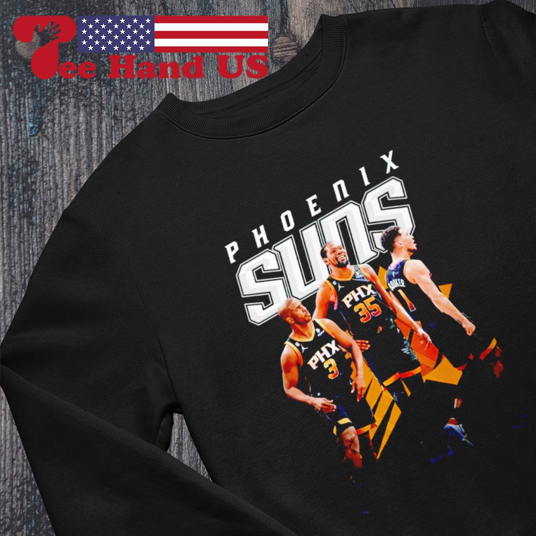 Phoenix Suns Chris Paul Kevin Durant and Devin Booker 2023 shirt