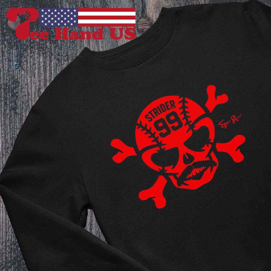 Rotowear Atlanta Braves Strider Skull 99 Shirt, hoodie, sweater, long  sleeve and tank top