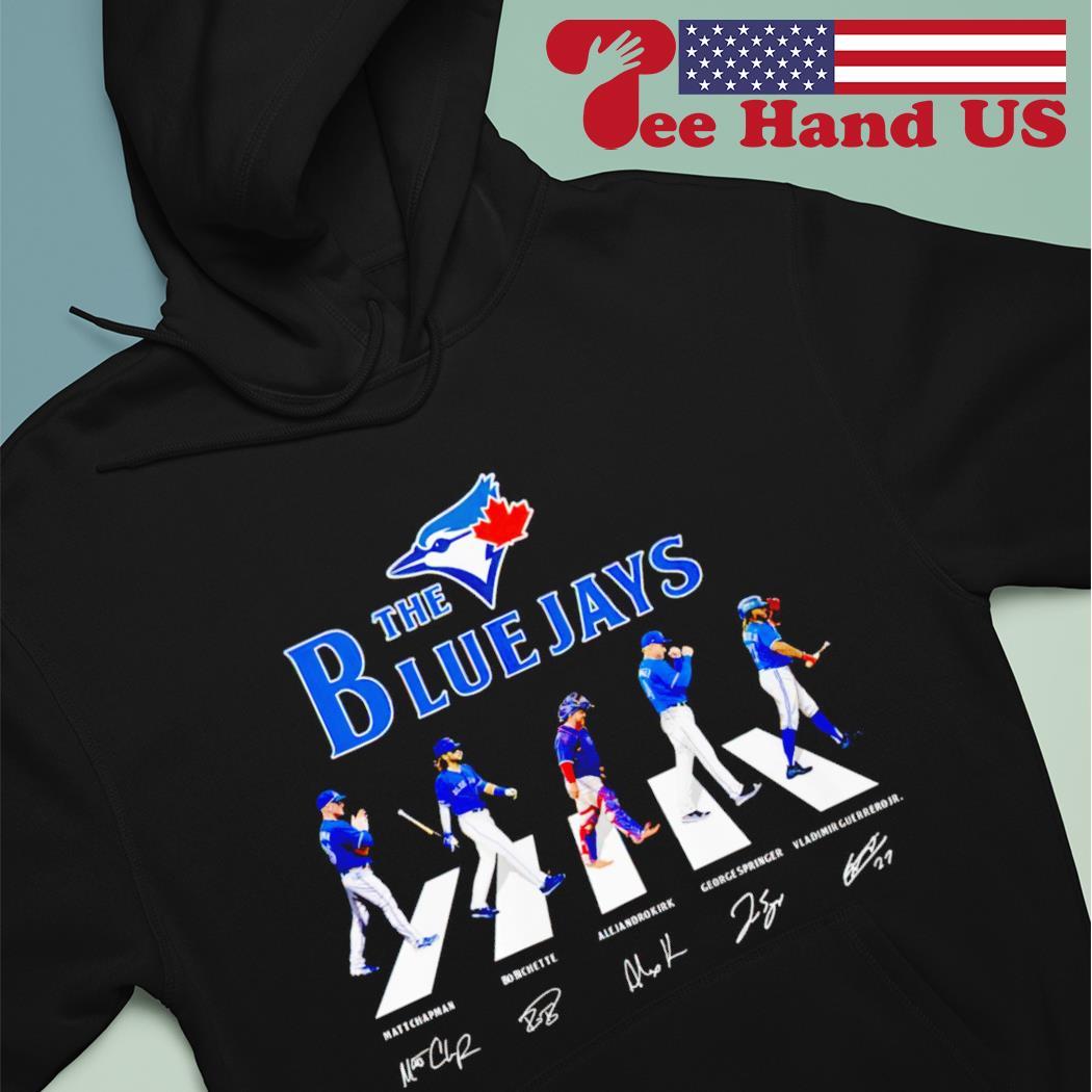 The Blue Jays Abbey road signatures shirt, hoodie, sweater, long