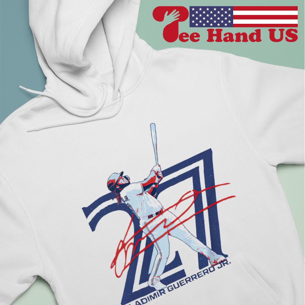 Vladimir Guerrero Jr #27 signature shirt, hoodie, sweater, long