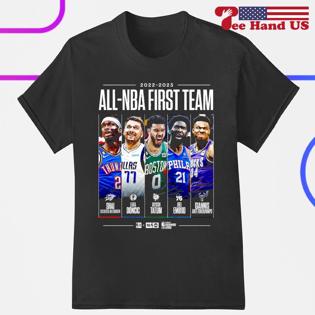 2022 2023 All Nba First Team Poster shirt, hoodie, sweater, long sleeve and  tank top