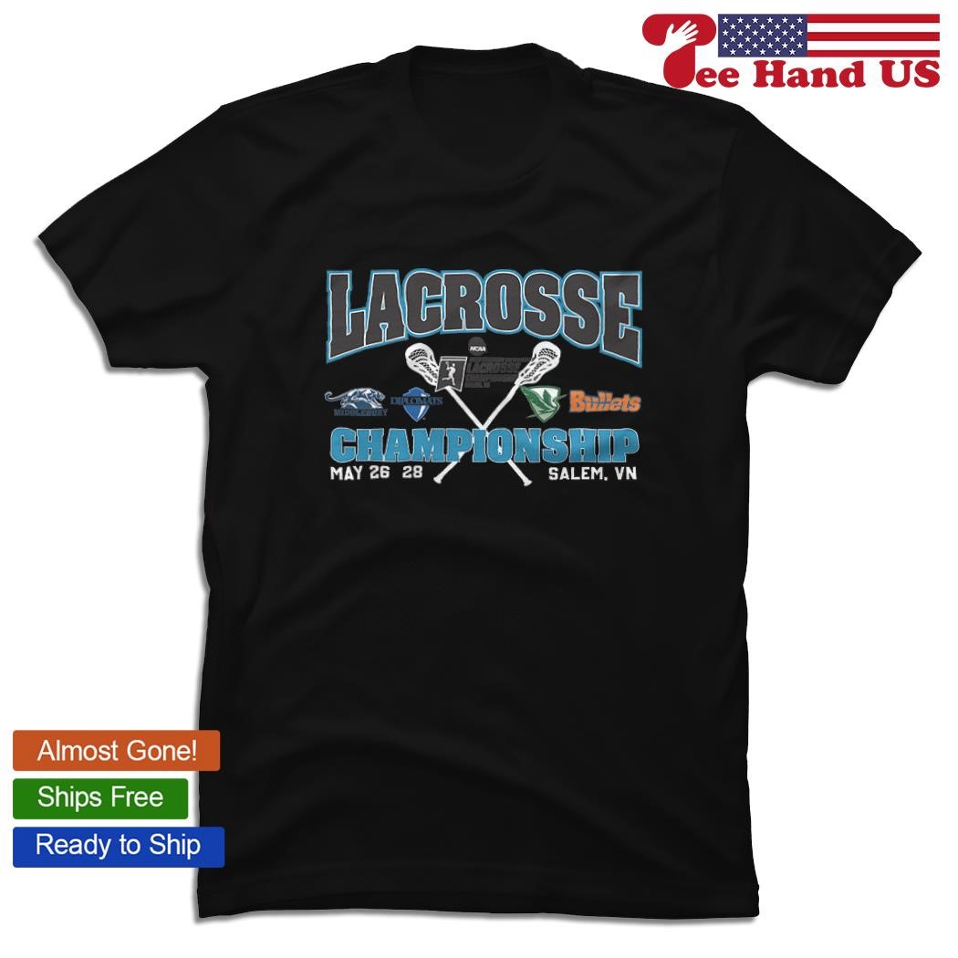 4 teams logo 2023 DI Women's Lacrosse Championship shirt