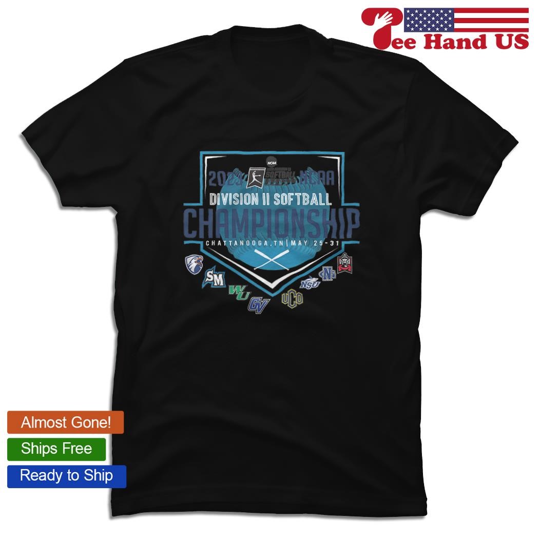 8 teams logo 2023 DII Softball Championship shirt