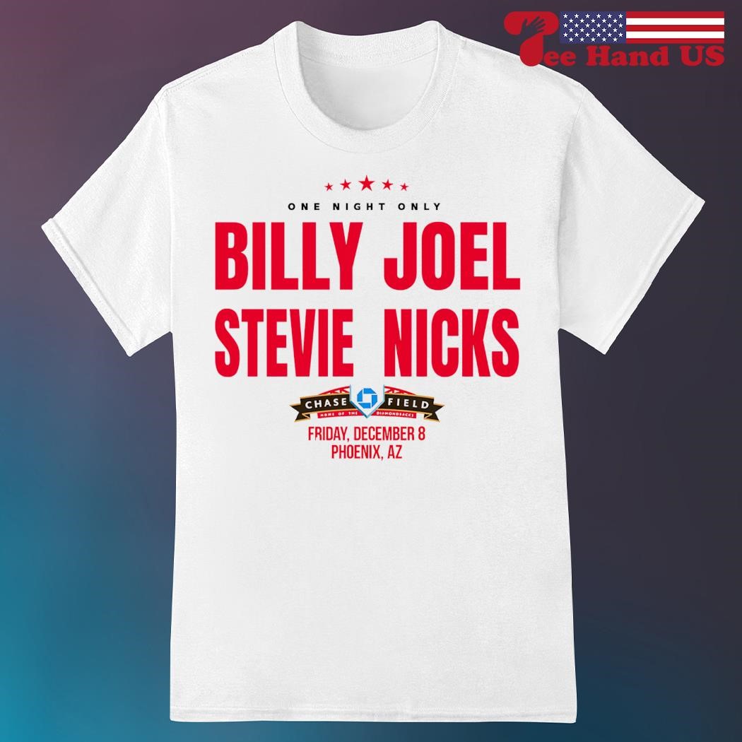 Billy Joel Stevie Nicks chase field shirt