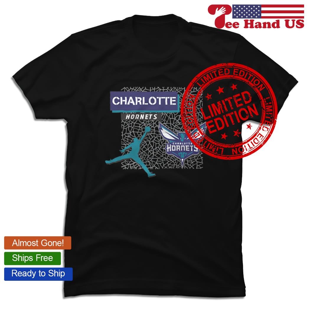 Charlotte Hornets Jordan Jump man shirt