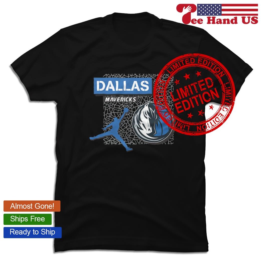 Dallas Mavericks Jordan Jump man shirt