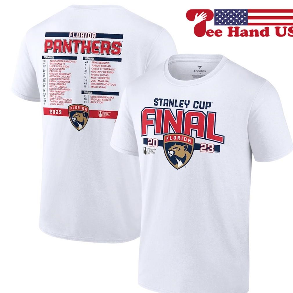 Florida Panthers 2023 Stanley Cup Final Roster T-shirt