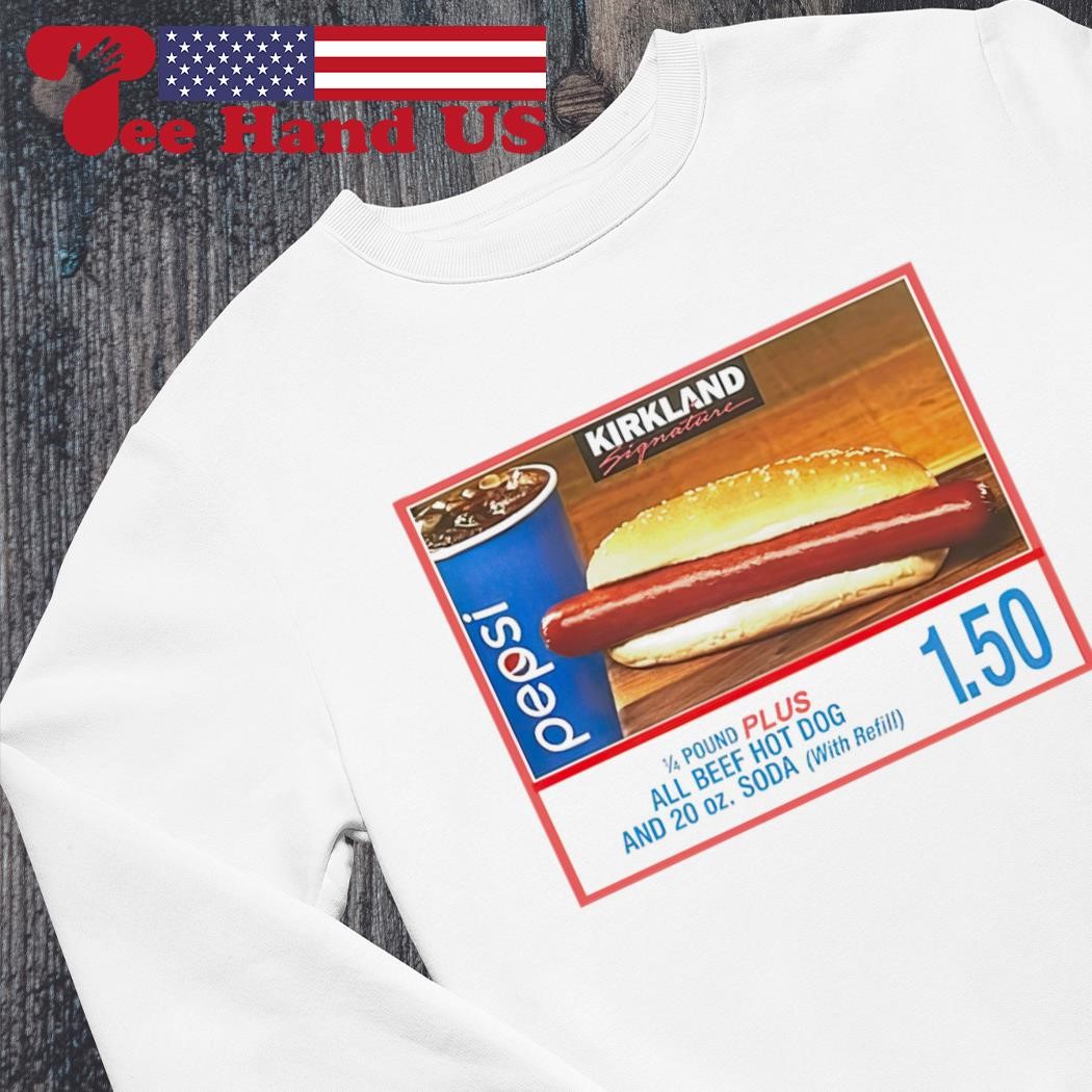 Kirkland Costco Hot Dog Combo T-Shirt 