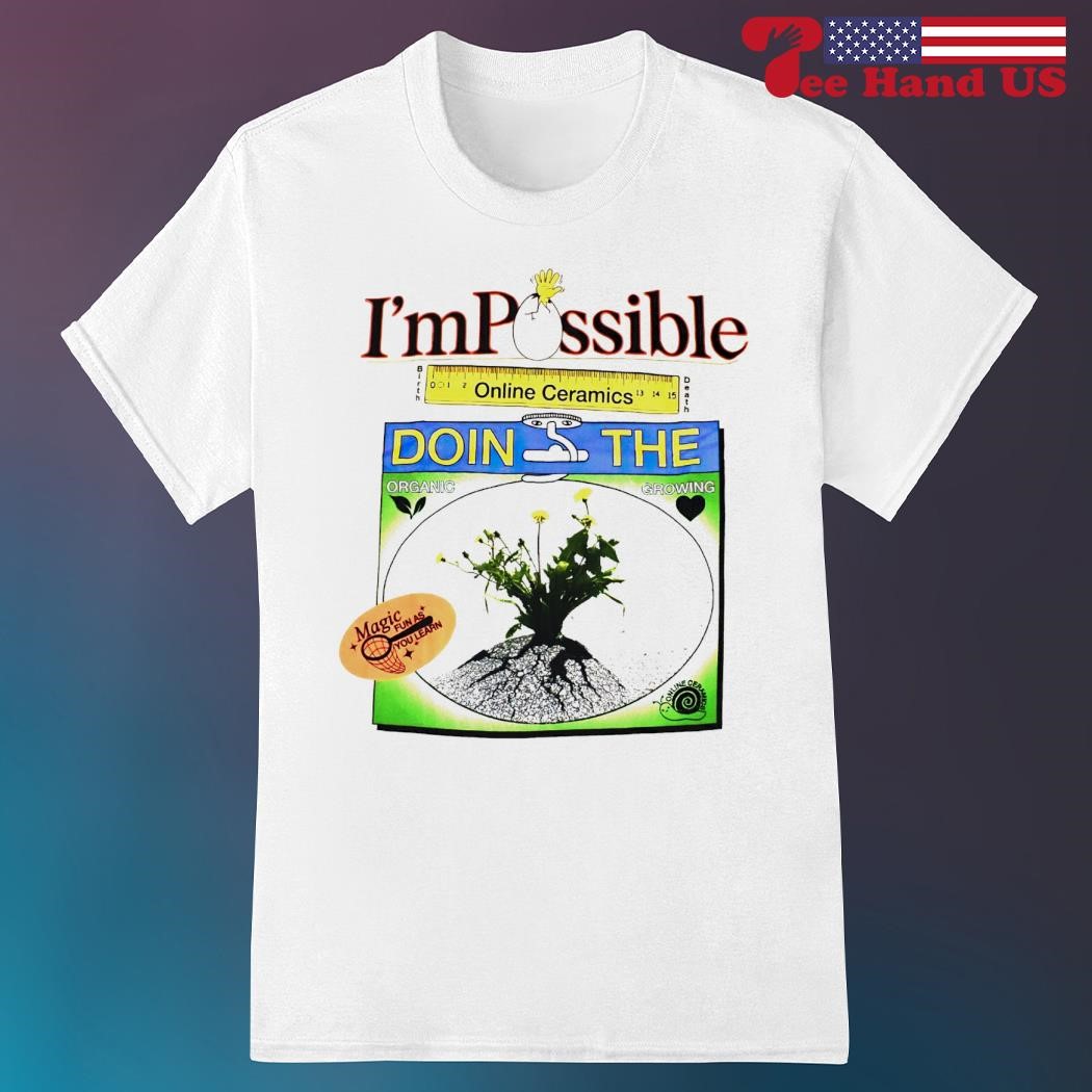 ★ONLINE CERAMICS★ I'm Possible Long T-Shirt Online Ceramics Beige I'm Possible Long Sleeve T-Shirt