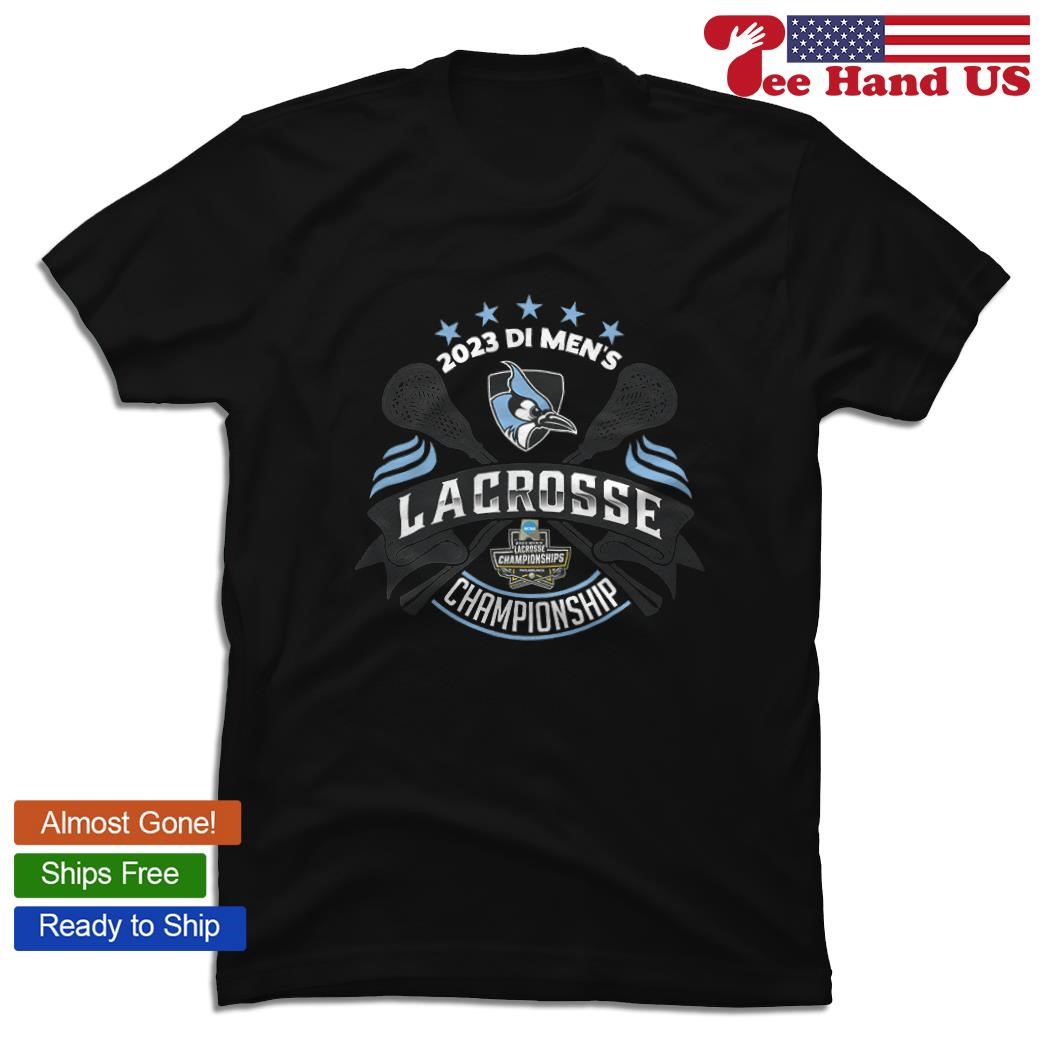 Johns Hopkins 2023 Division I Men's Lacrosse Championship shirt