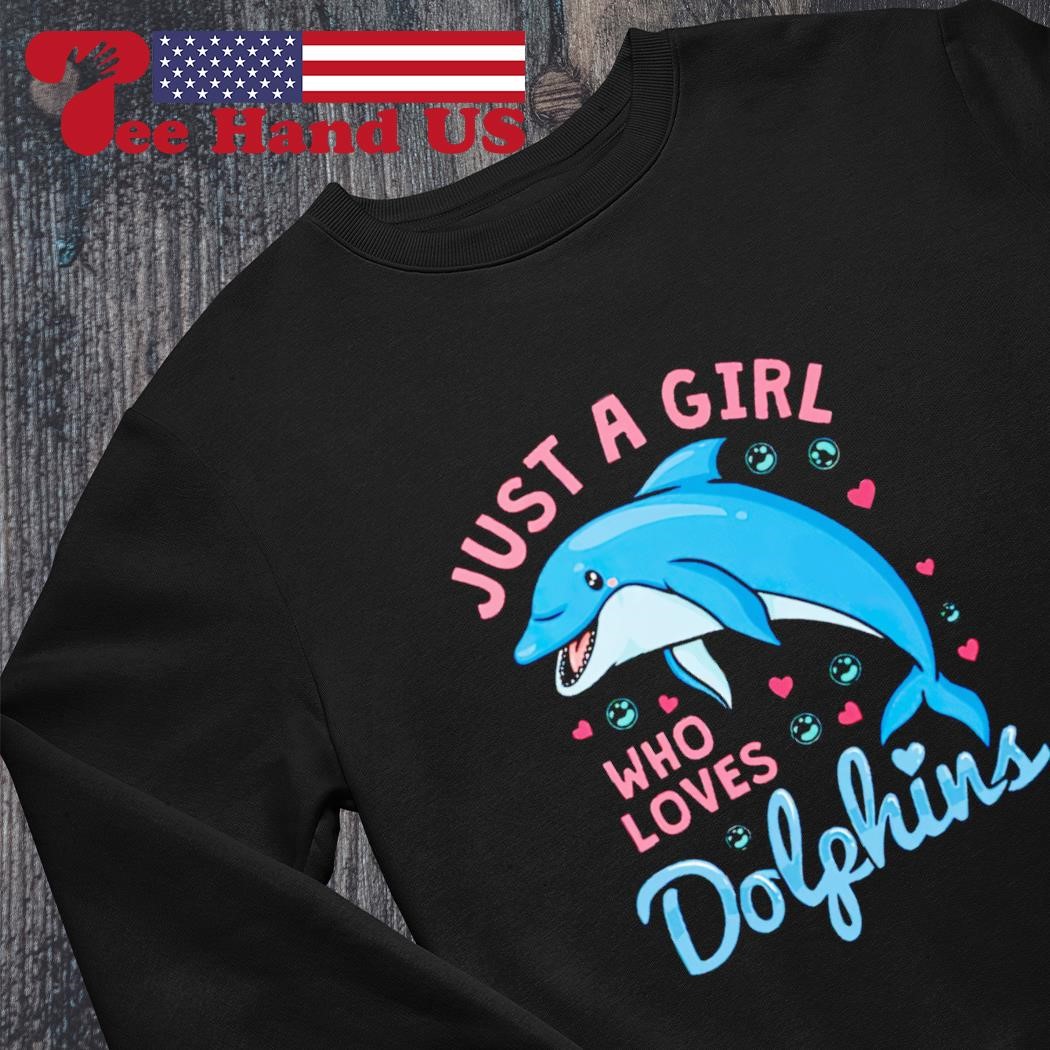 Girls Long Sleeve Dolphin Shirt