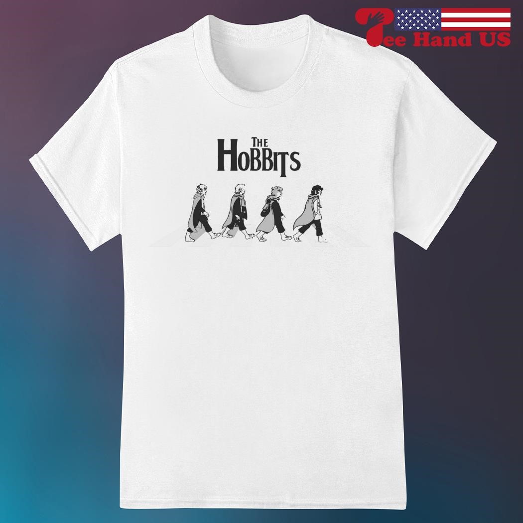 Lord Of The Rings The Hobbits Beatles Abbey Road shirt