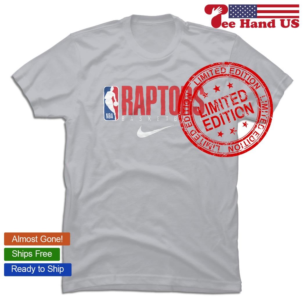 Nike Men's Toronto Raptors Grey Practice T-Shirt, Large, Gray