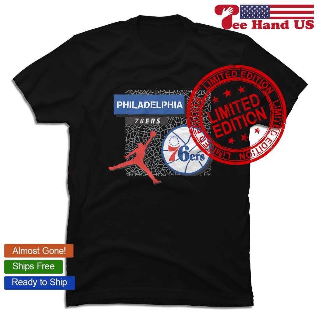 Philadelphia 76ERS Jordan Jump man shirt