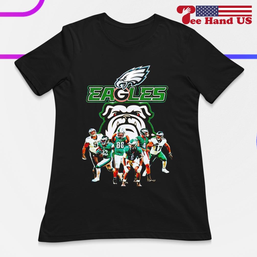 Philadelphia Eagles Adding Georgia Bulldogs All Over T-shirt, hoodie,  sweater, long sleeve and tank top