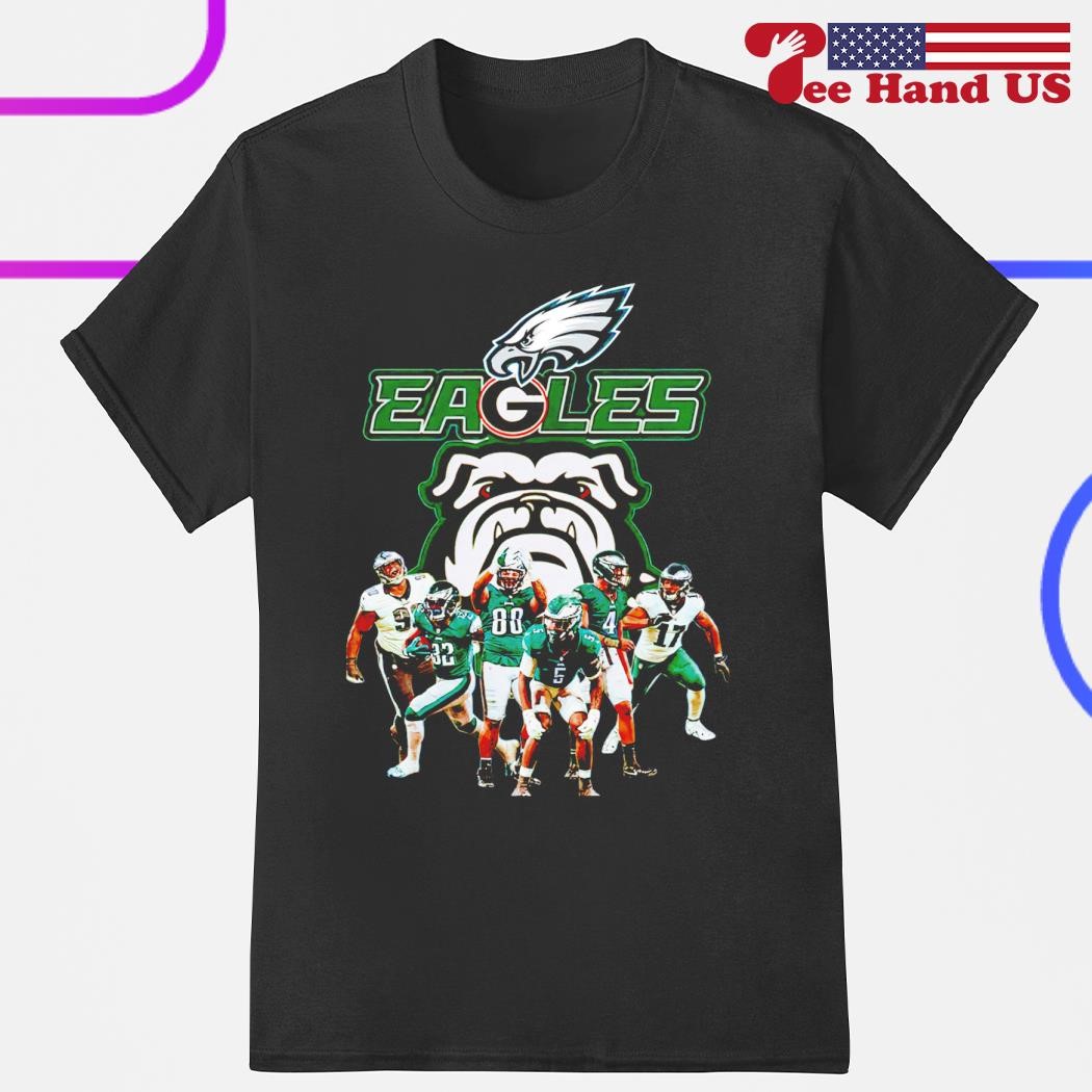 Philadelphia Eagle Dawgs Georgia Bulldogs And Philadelphia Eagles shirt,  hoodie, sweater, long sleeve and tank top