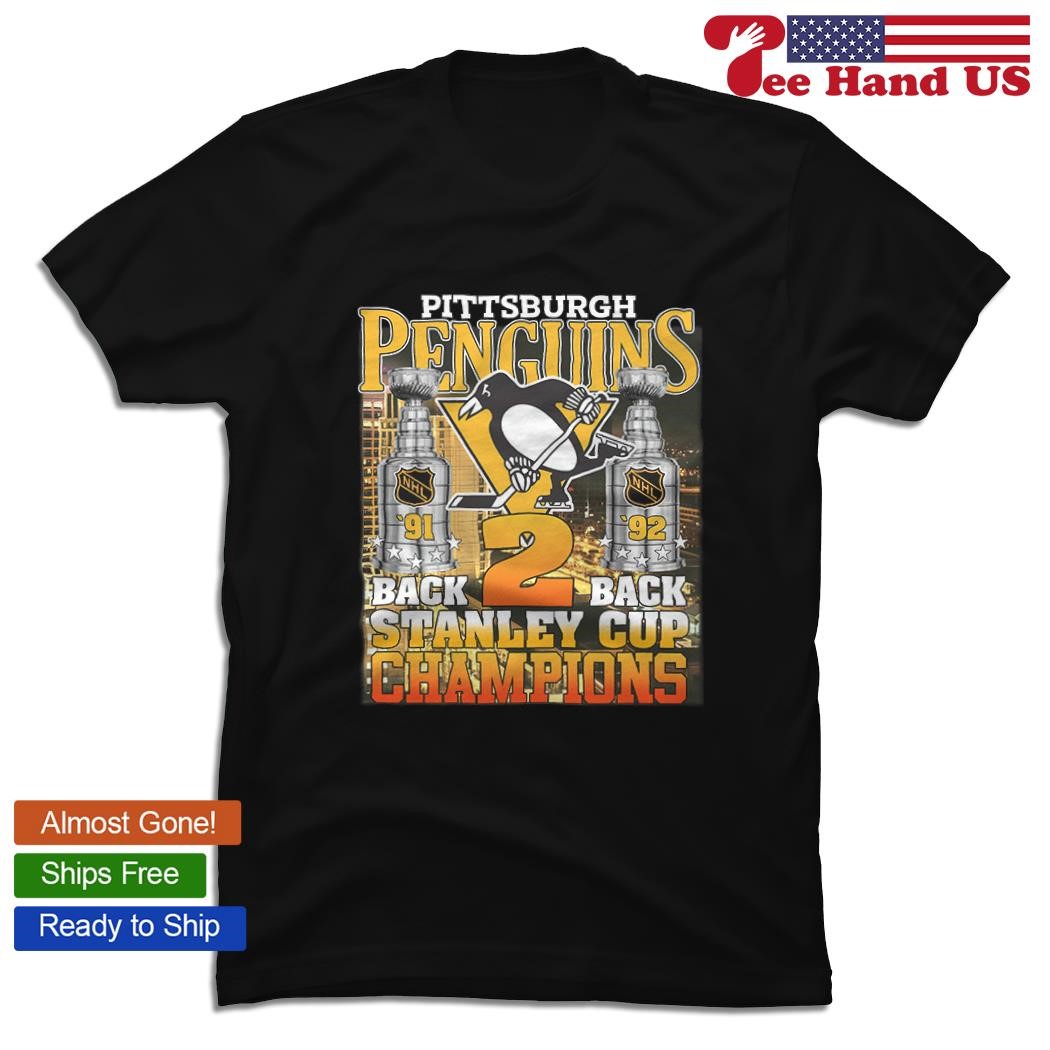 Pittsburgh Penguins Mitchell 'Ness 1991 - 1992 Stanley Cup Champions shirt
