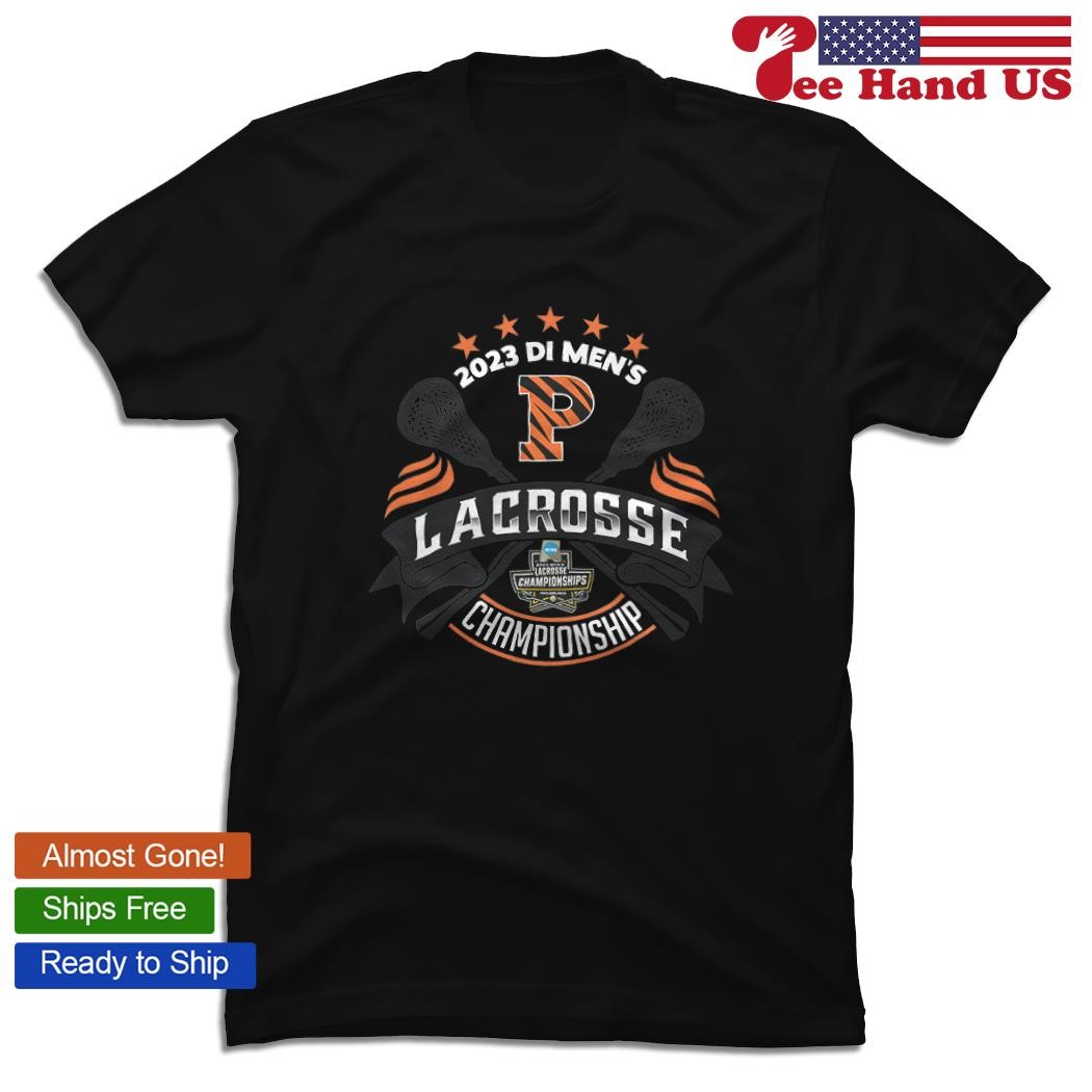 Princeton Tigers 2023 Division I Men's Lacrosse Championship shirt