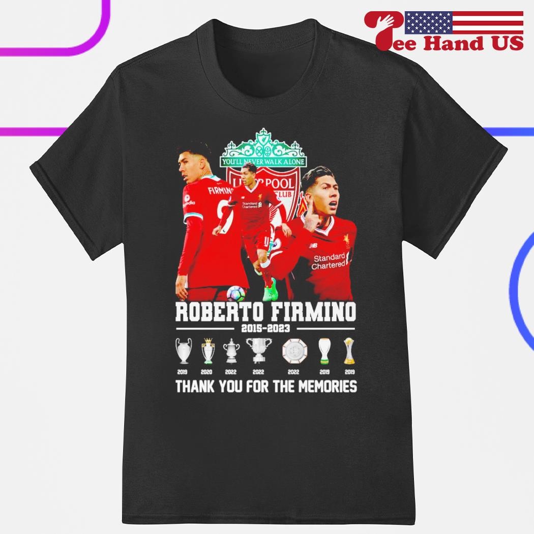 Roberto Firmino 2015 2023 thank you for the memories shirt