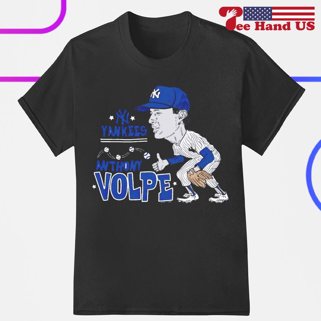Anthony Volpe New York Yankees caricature shirt