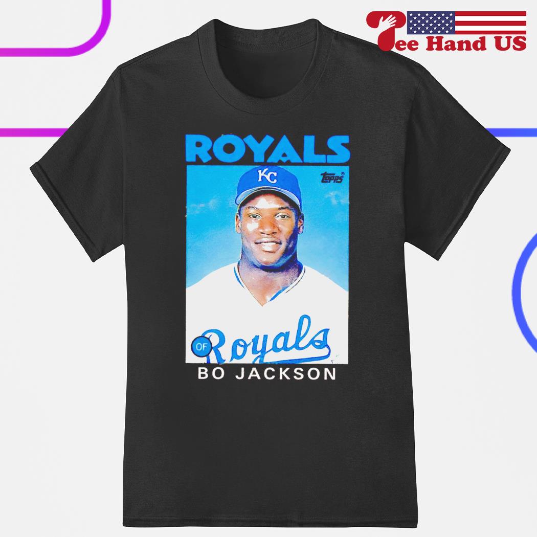 1986 Topps Baseball Bo Jackson Royals Shirt, hoodie, sweater, long