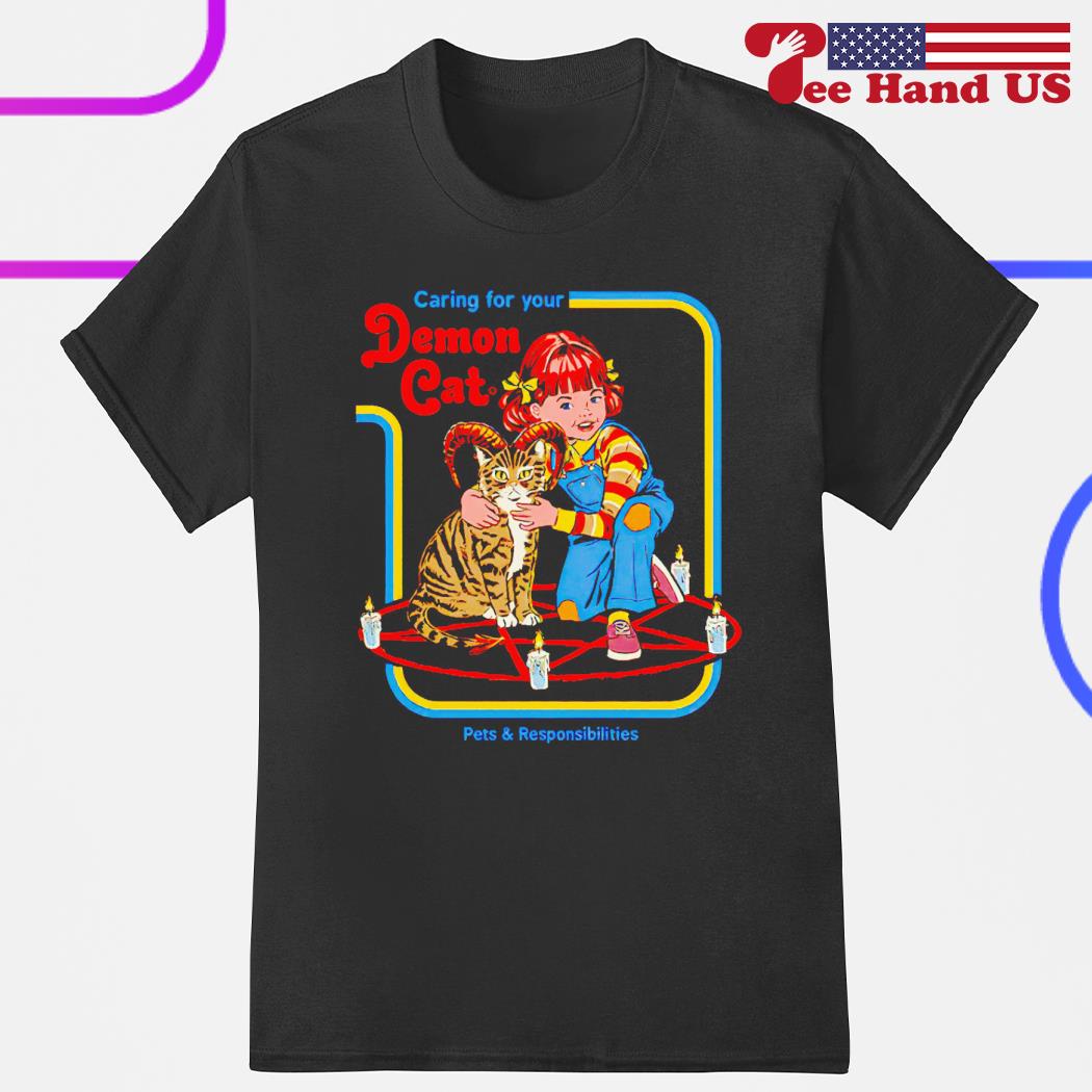 Caring for you demon cat shirt