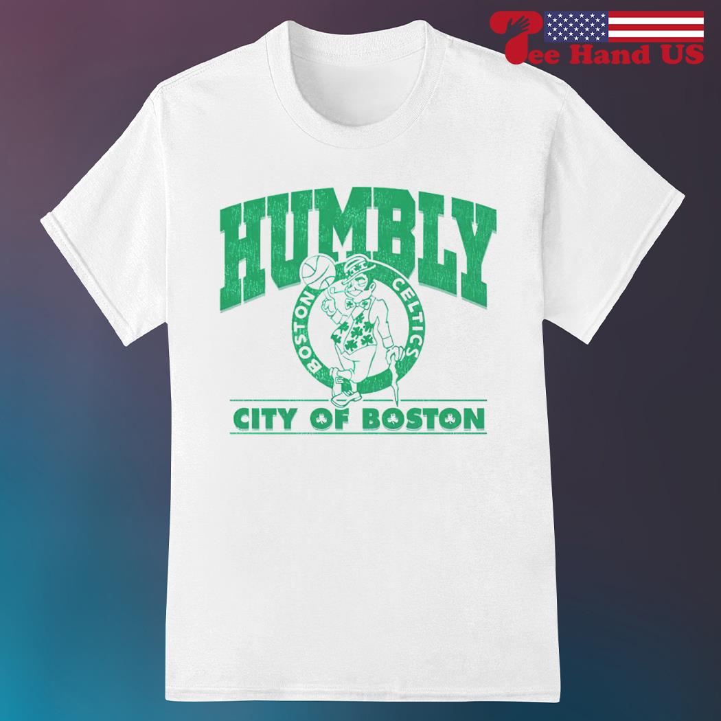 Jayson Tatum wearing Humbly City Of Boston shirt