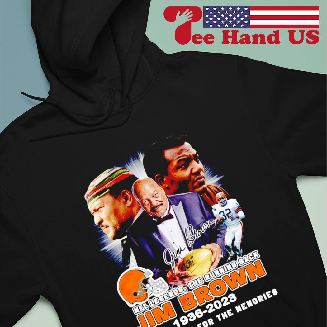 In Memory Of 1936 – 2023 Jim Brown Thank You For The Memories Signatures  Shirt, hoodie, sweater, long sleeve and tank top