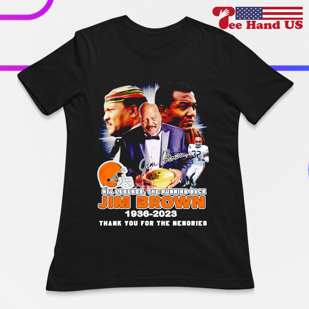 Jim brown 1936 2023 thank you for the memories T-shirt, hoodie, sweater,  long sleeve and tank top