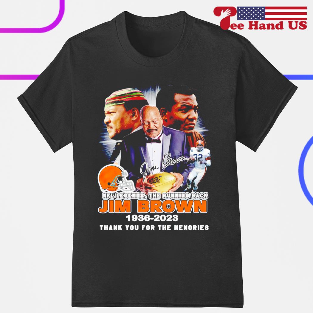 NEW Jim Brown 1936-2023 Thank You For The Memories T-Shirt