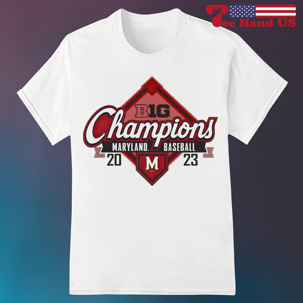 Maryland Terrapins 2023 Big Ten Baseball Regular Season Champions shirt
