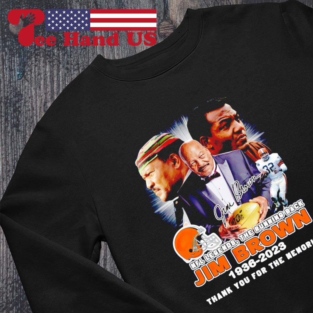 1936 2023 jim brown NFL in memory of signature T-shirt, hoodie, sweater,  long sleeve and tank top