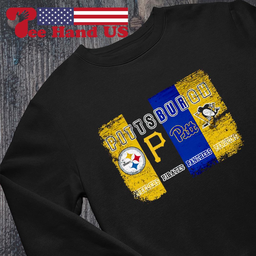Pittsburgh Penguins Pirates Steelers logo shirt, hoodie, sweater, long  sleeve and tank top