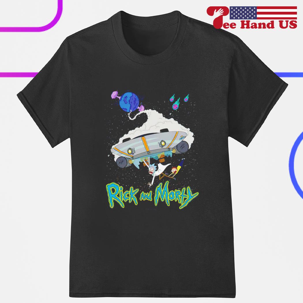 Rick and Morty destroyed planet shirt