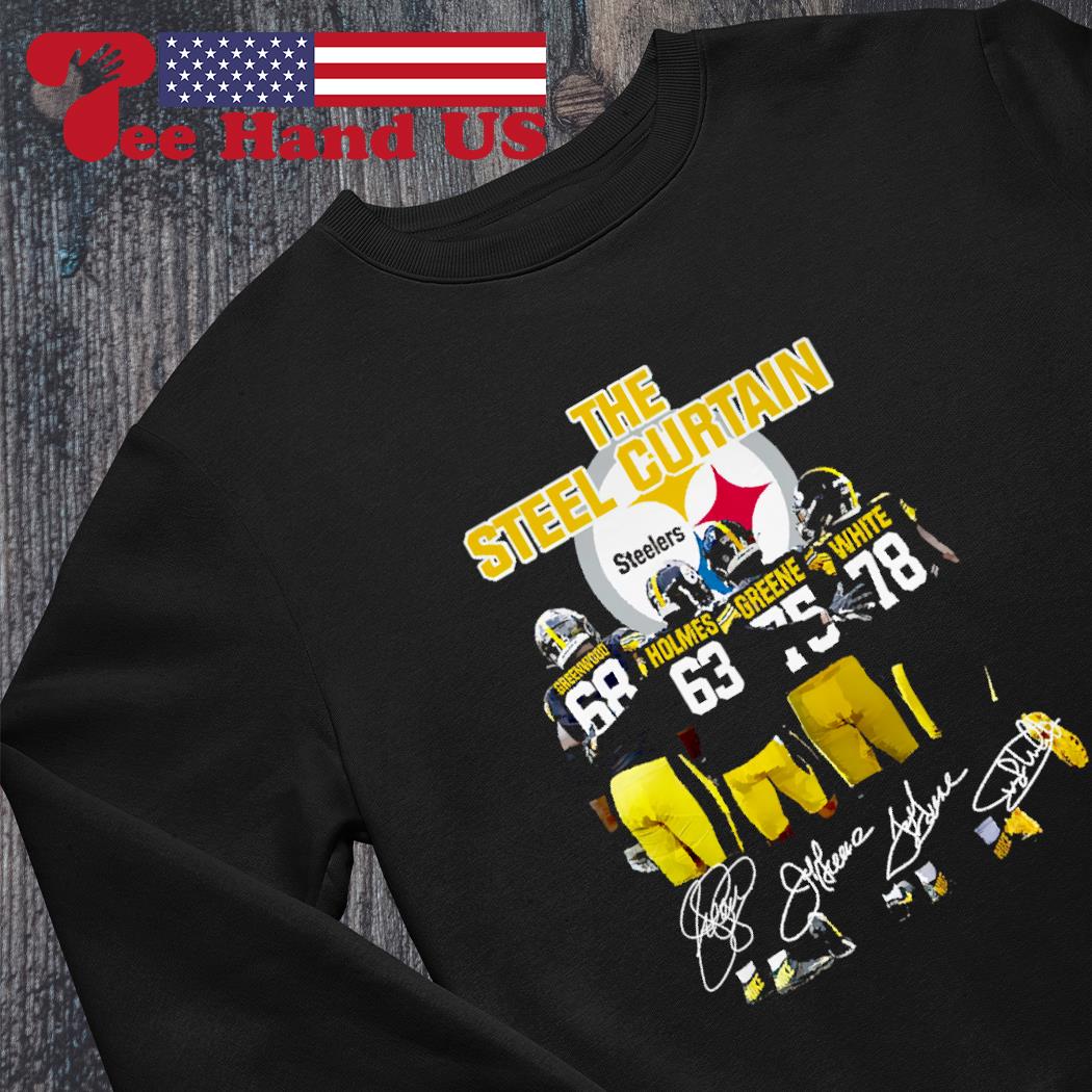 The Steel Curtain players signatures shirt, hoodie, sweater, long