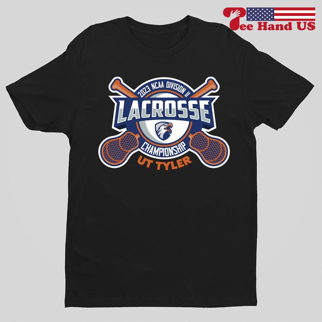 UT Tyler 2023 Ncaa DII Lacrosse Championship logo T-shirt