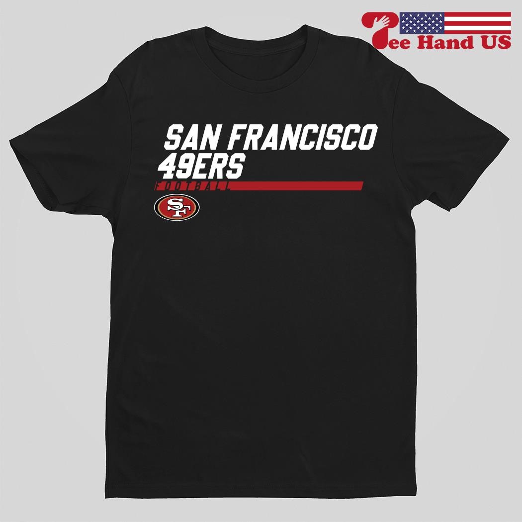 Nike 49ers white logo black long sleeve