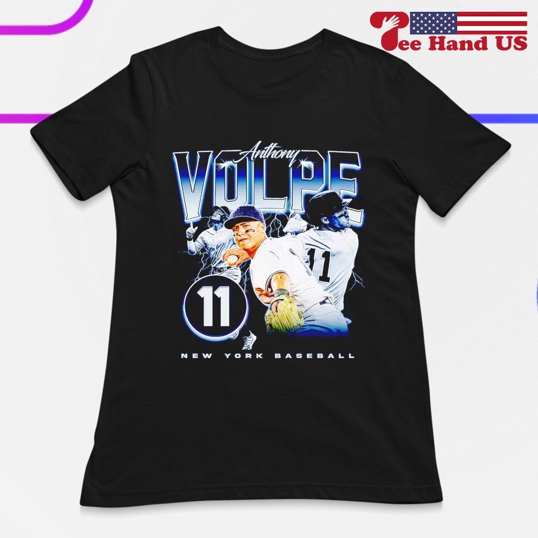 11 Anthony Volpe New York baseball shirt, hoodie, sweater, long sleeve and  tank top