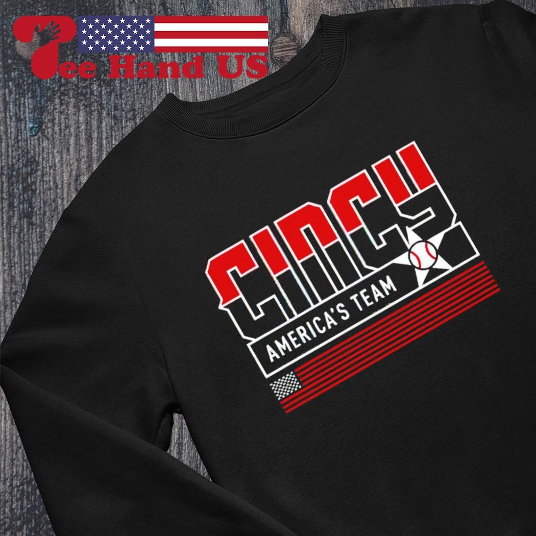 Cincinnati: America's Team Official mlbpa | Cincinnati Baseball | Cincy Shirts Unisex T-Shirt / Red / L