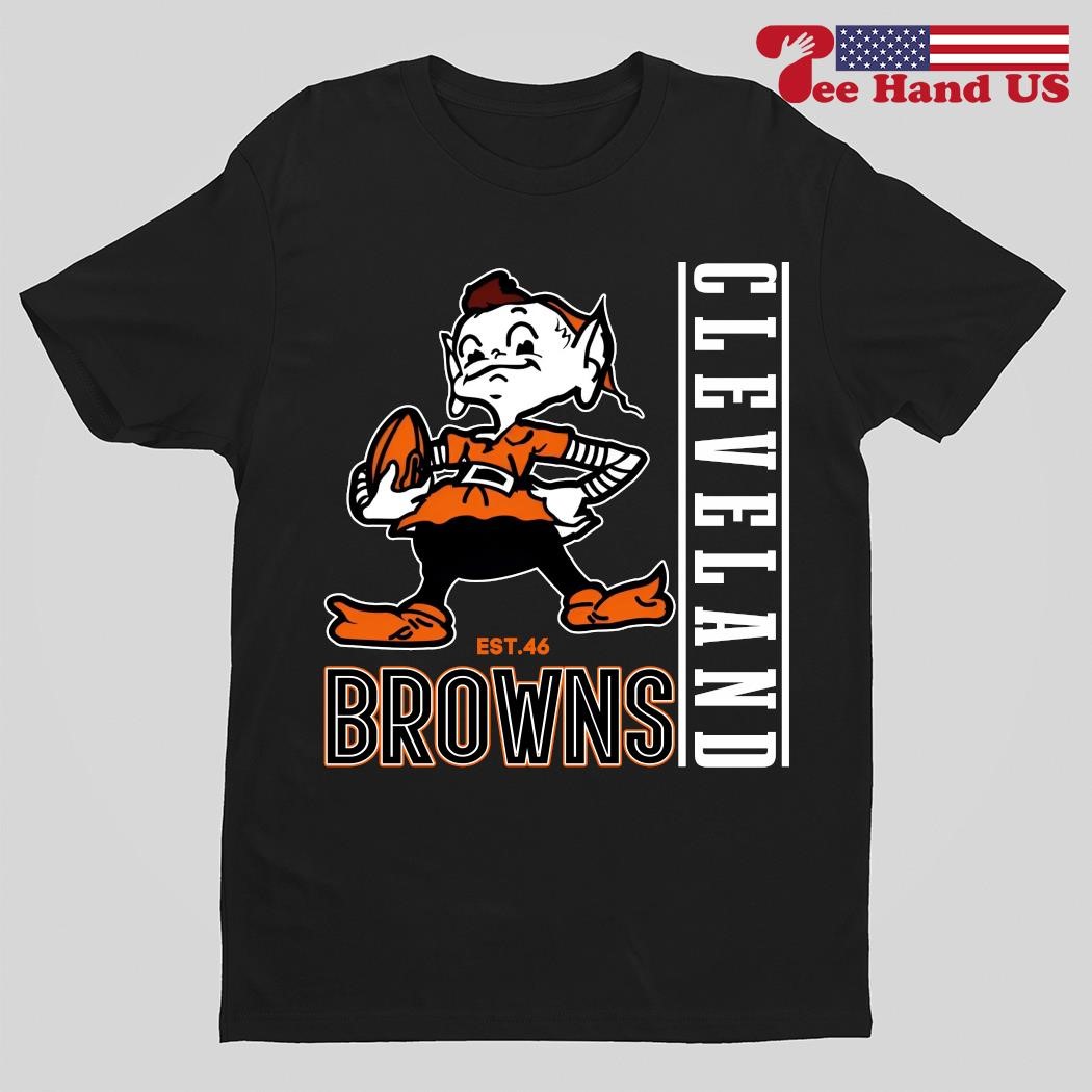 Cleveland Browns mascot est. 46 logo 2023 T-shirt, hoodie, sweater, long  sleeve and tank top