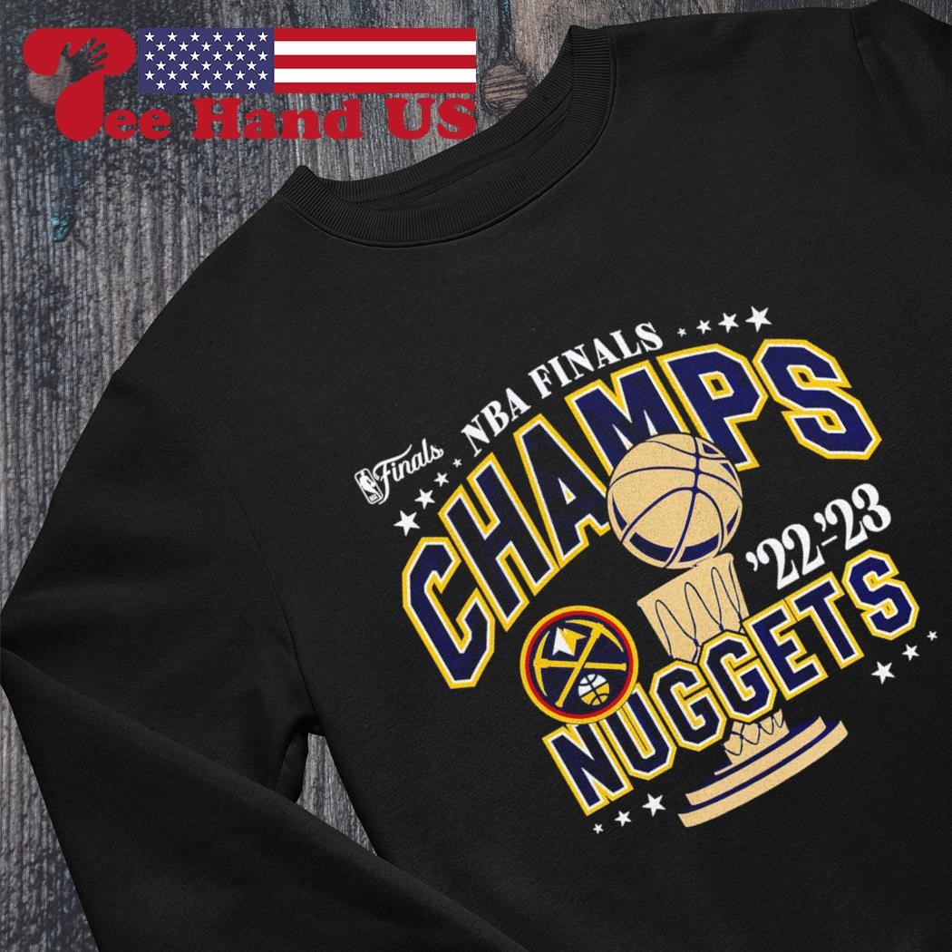 Denver Nuggets 2023 Nba Finals Champions Slip Trophy T-shirt