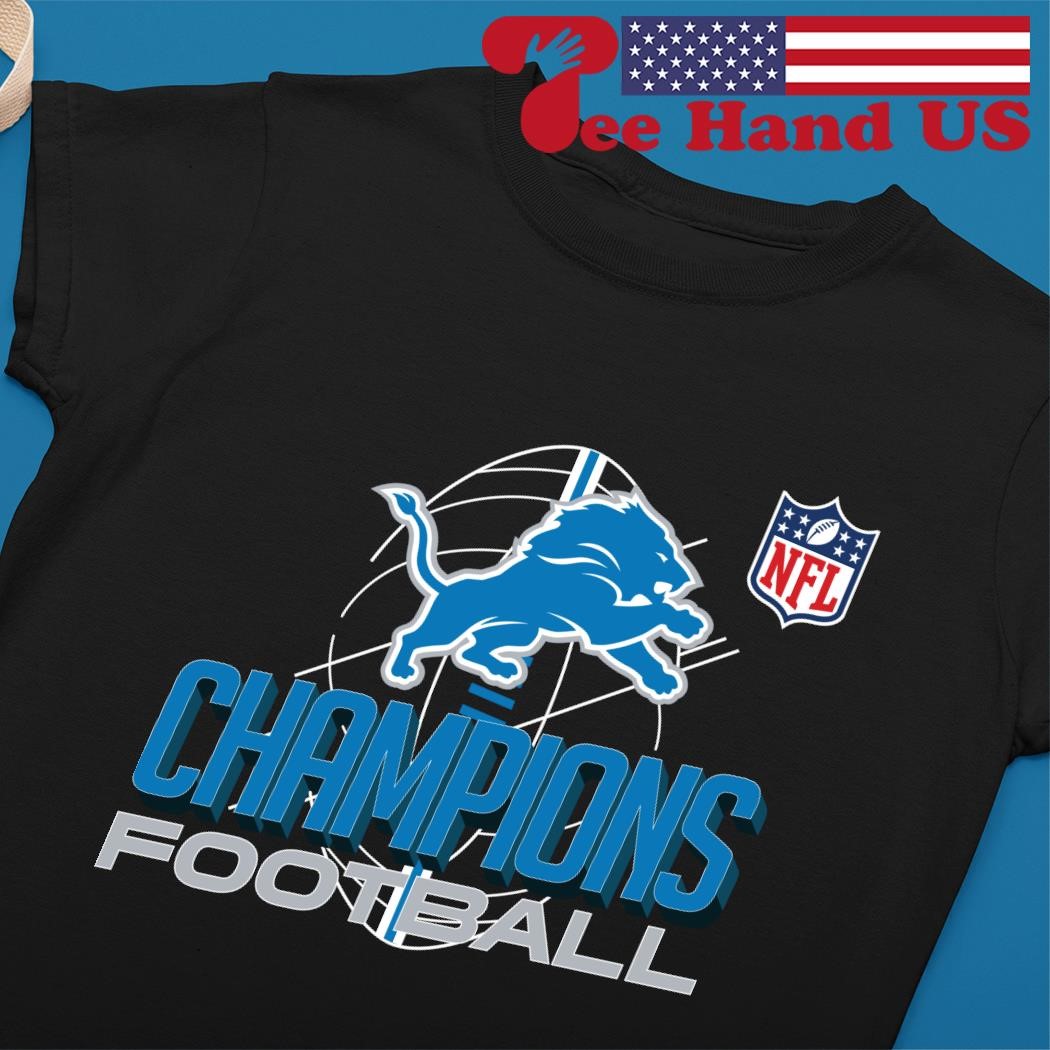 Detroit Lions NFL Champions football logo T-shirt, hoodie, sweater, long  sleeve and tank top