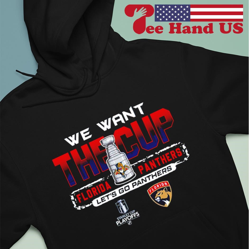 Logo Florida panthers we want the cup let's go panthers t-shirt, hoodie,  longsleeve, sweater