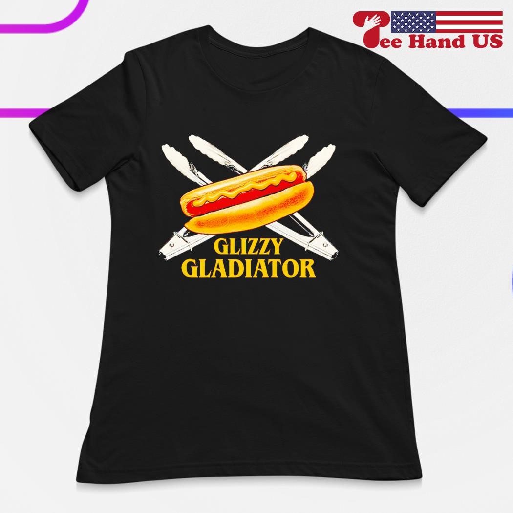 https://images.teehandus.com/2023/06/Glizzy-Gladiator-hot-dog-shirt-ladies.jpg