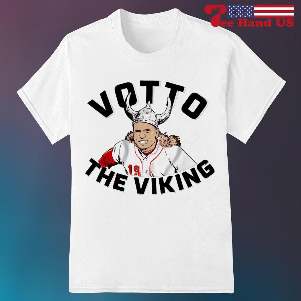 Joey Votto Viking Cutain call picture signature shirt, hoodie, sweater and  long sleeve