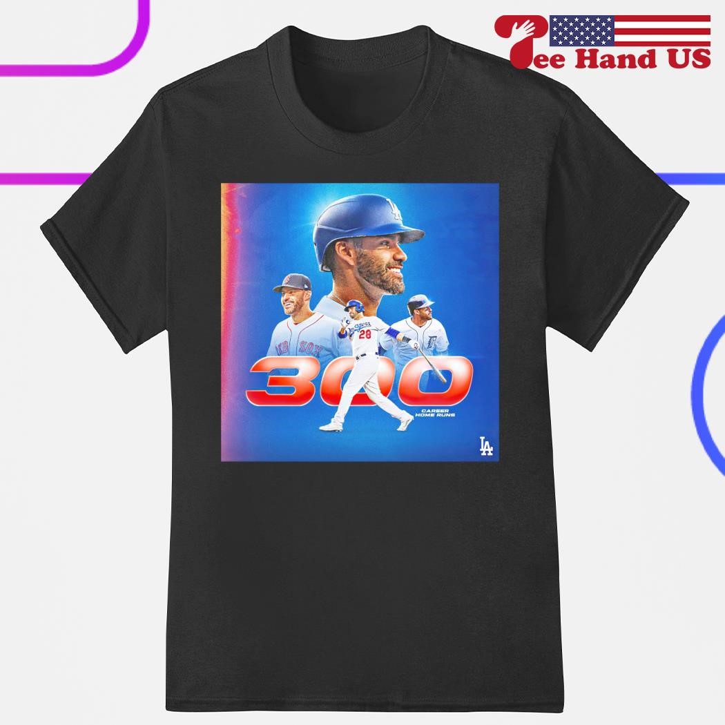 La Dodgers J D Martinez 300 Career Home Runs Shirt, hoodie