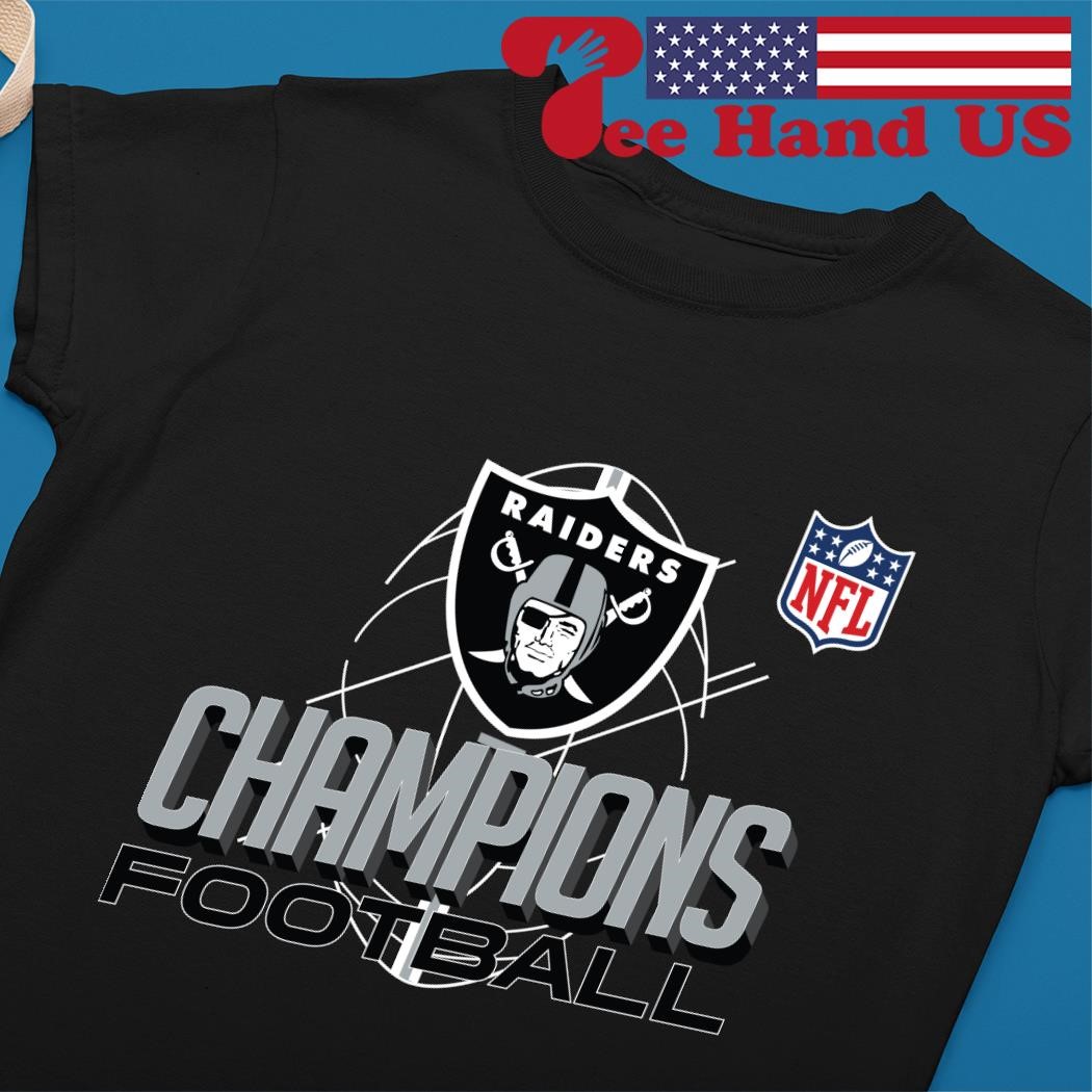 Las Vegas Raiders NFL Champions football logo T-shirt, hoodie, sweater,  long sleeve and tank top