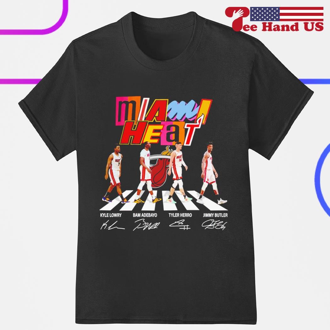 Miami Heat Kyle Lowry Bam Ado Tyler Herro And Jimmy Butler To NBA  Finals Abbey Road Signatures Shirt, hoodie, sweater, long sleeve and tank  top
