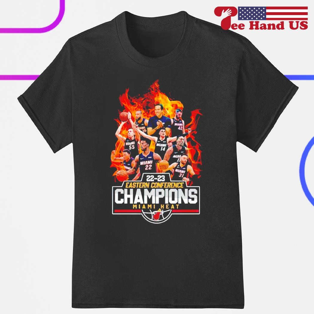 Miami Heat Fire 22 23 Eastern Conference Champions Shirt
