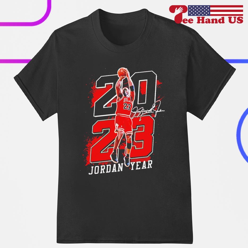 Michael Jordan Year 2023 Signature t-shirt - Kutee Boutique
